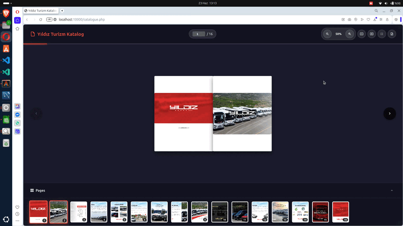 Dijital Katalog Görüntüleyici Önizleme